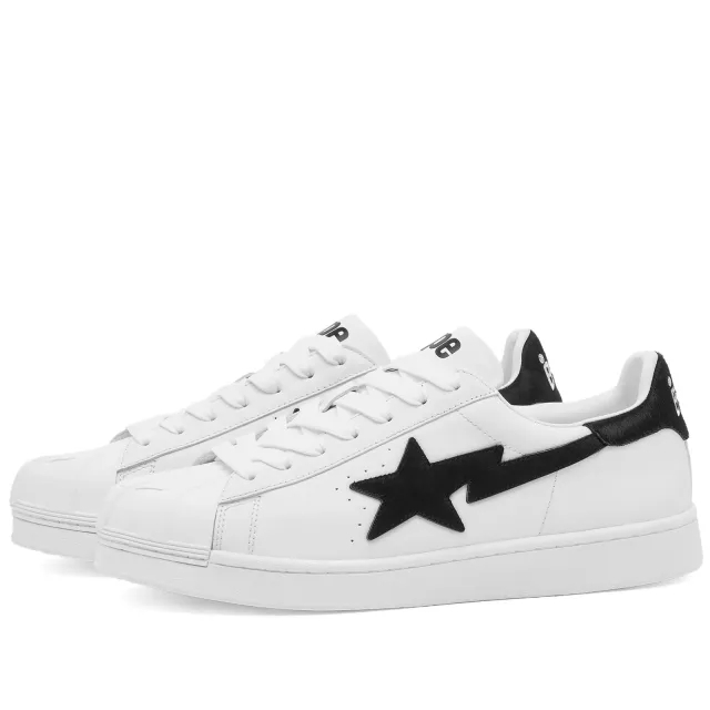 A Bathing Ape Men's Skull Sta #2 Sneaker White