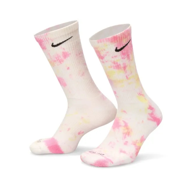 Nike Dri-Fit Everyday Plus Color Splash Cushioned Crew Socks Multi-Color S