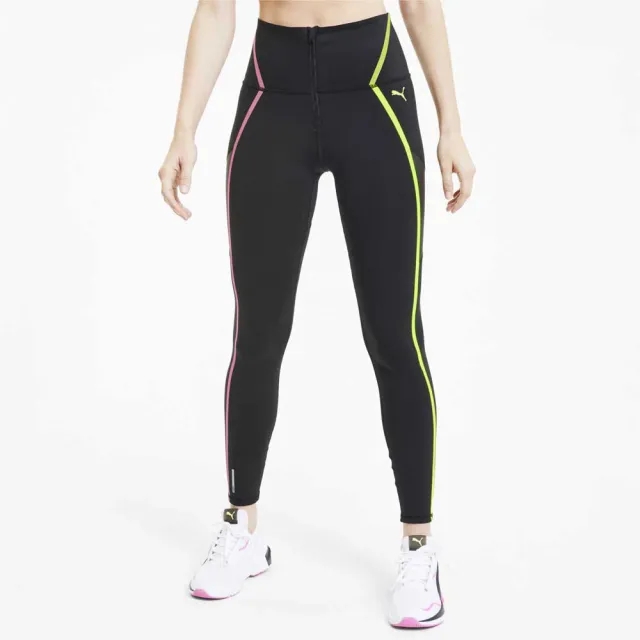 Puma Train Bonded Zip High Rise Leggings  - Black