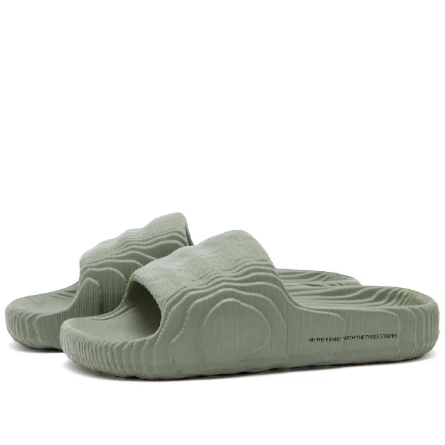 adidas Originals Adidas Women's Adilette 22 W Silver Green/Silver Green/Core Black