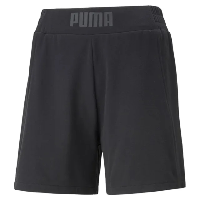Puma Logo French Terry 5 Shorts  - Black