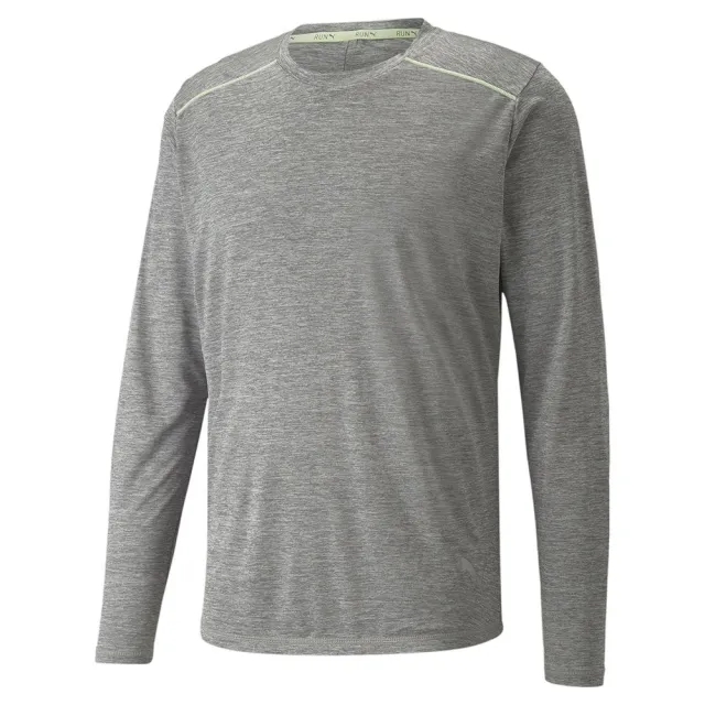 Puma Run Long Sleeve T-shirt  - Grey