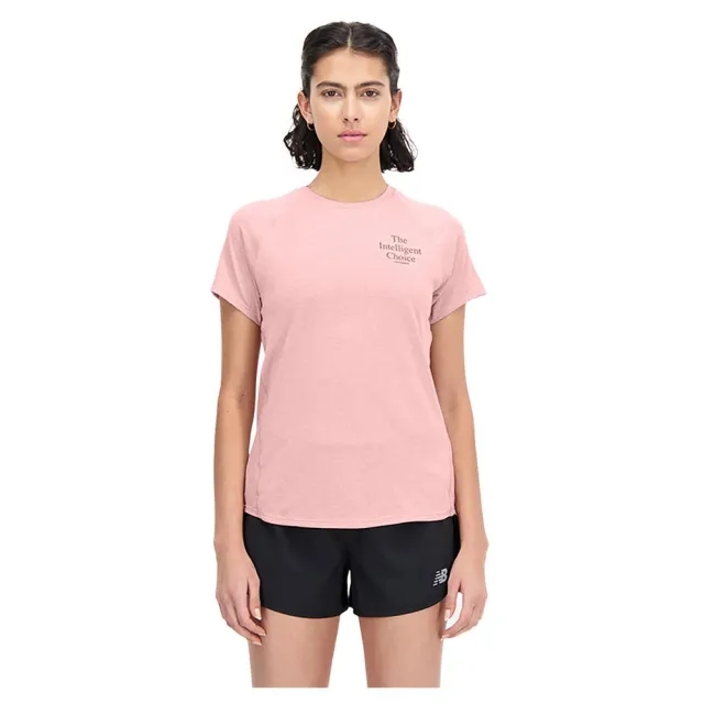 New Balance  PR IMP SS  women's T shirt in Orange