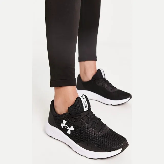 Women's  Under Armour  Charged Pursuit 3 Running Shoes Black / Black / White 3.5