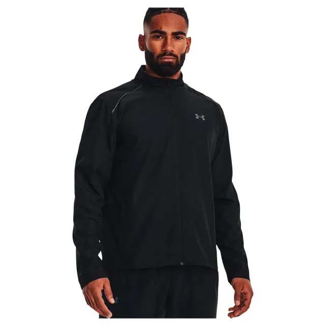 Men's  Under Armour  Launch Jacket Black / Jet Gray / Reflective XXL