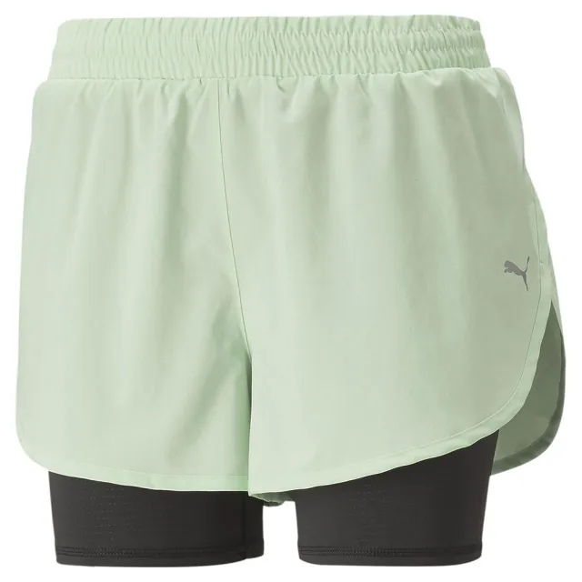 Puma Run Favorite Woven 2in1 3in Shorts Women - Mint, Black