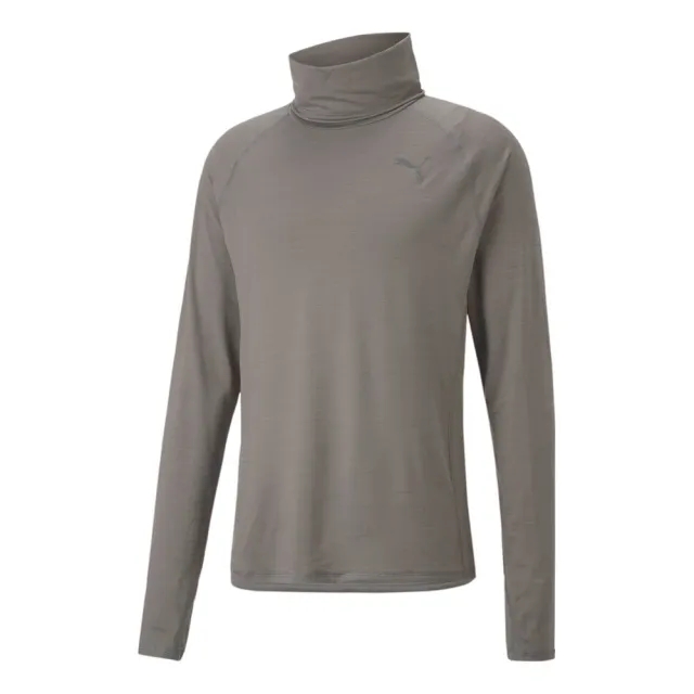 Puma Cloudspun High Neck Longsleeve Long Sleeve Men - Grey