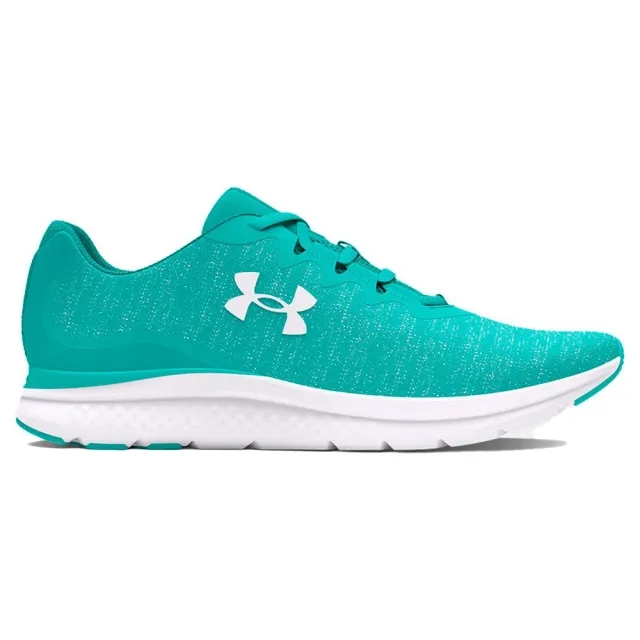 Under Armour Womenss Charged Impulse 3 Knit Visual Running Shoes in Green