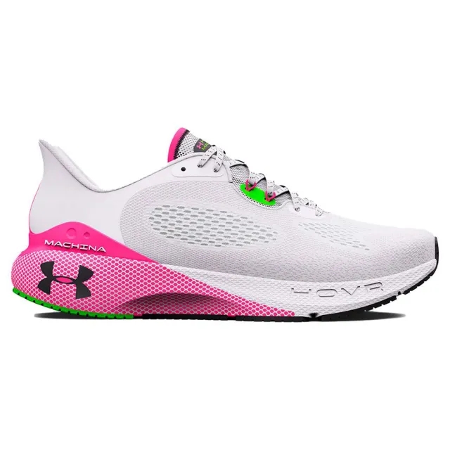 Under Armour HOVR Machina 3 Neutral Running Shoe Women - White, Pink