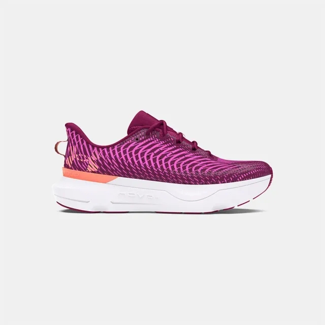 Women's  Under Armour  Infinite Pro Running Shoes Purple Gemini / Mystic Magenta / Flare Orange 7