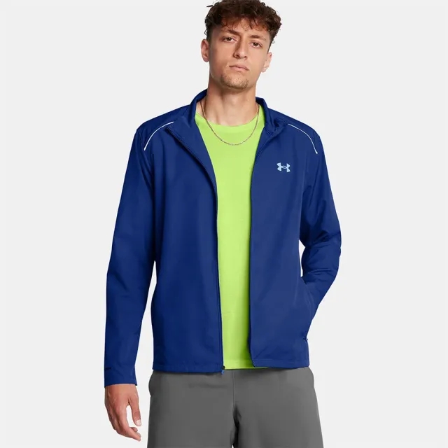 Men's  Under Armour  Launch Jacket Tech Blue / Horizon Blue / Reflective XXL