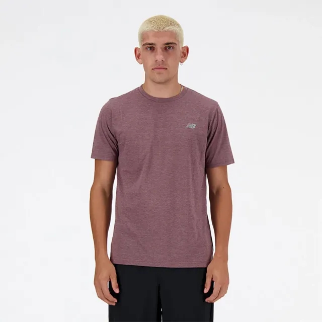 New Balance Men's Lightweight Sports T-Shirt, Olivine Heather