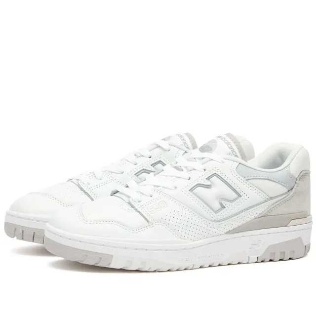 New Balance 550 trainers in white and grey