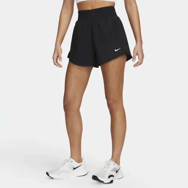 Women's Nike 2-In-1 3in Shorts in Black/Silver
