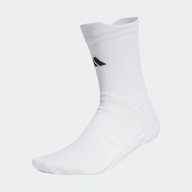 Adidas Tennis Cushioned Crew Socks In White