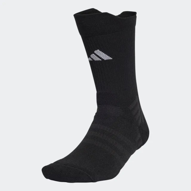 Adidas Tennis Cushioned Crew Socks In Black