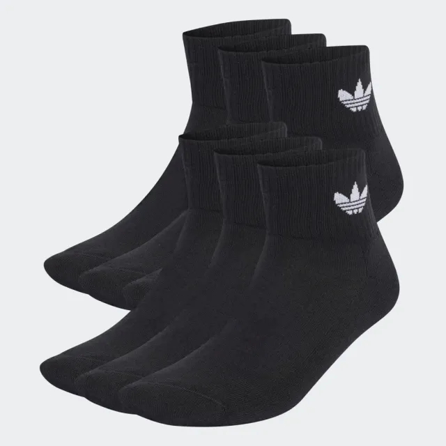 adidas Originals Unisex Mid Ankle Socks 6 Pairs