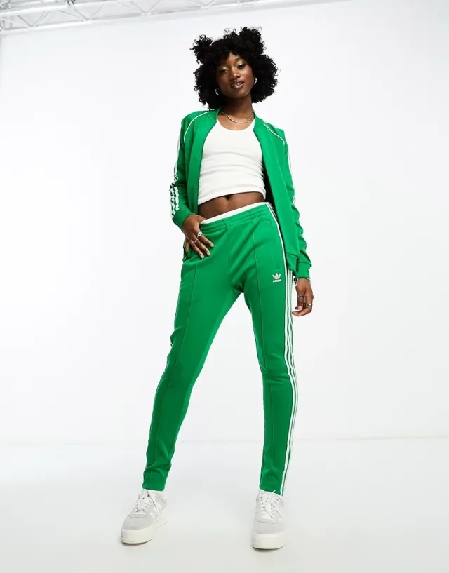 Adidas Originals Adicolor Superstar Joggers In Green