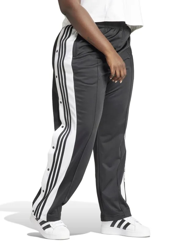 Adidas Originals Plus Adibreak Popper Pants In Black And Blue