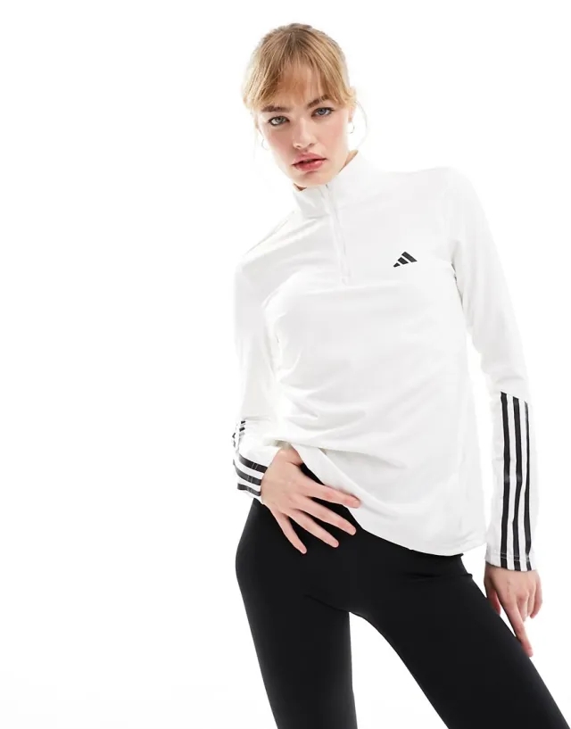 Adidas Hyperglam Half Zip Sweatshirt