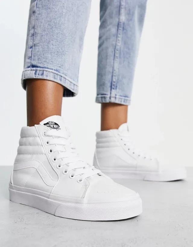 Vans Sk8-Hi Trainers In White