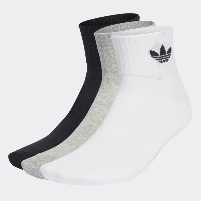 adidas Originals Adidas Ankle 3 Pack Unisex Socks - White