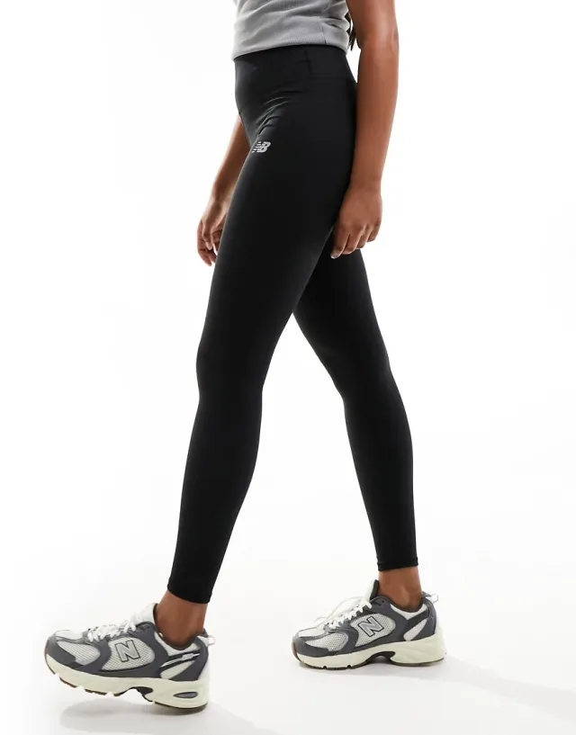 New Balance Harmony 27 Inch High Rise Leggings In Black