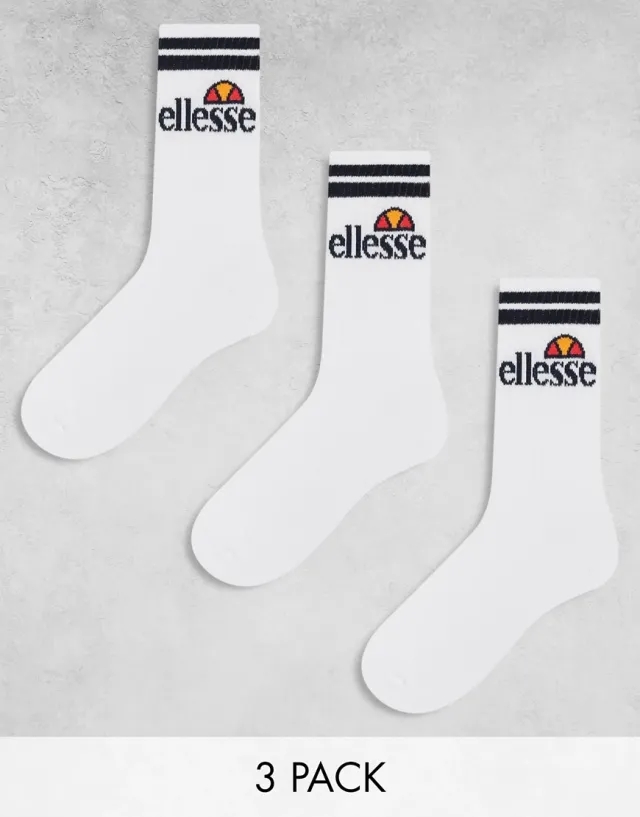 Ellesse Pullo 3 Units Quarter Short Socks 3 Pairs