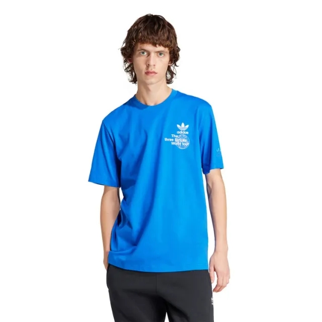 adidas Originals Worldwide T-Shirt - Blue - Size L - Blue