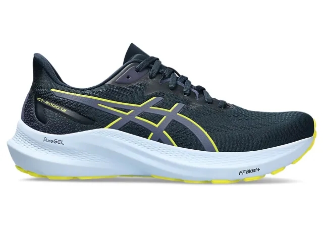 ASICS GT-2000 12 Stability Running Shoe Men - Dark Blue, Light Blue