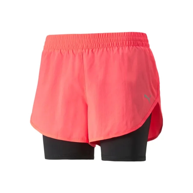 Puma Two in One Run Short Womens - Black
