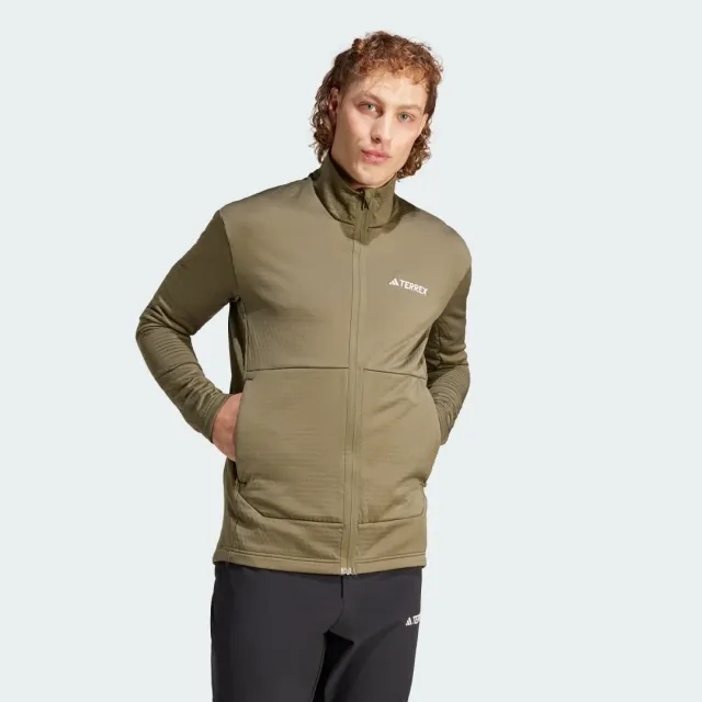 adidas  Multi Light Fleece Full-Zip Jacket  men's Tracksuit jacket in Black