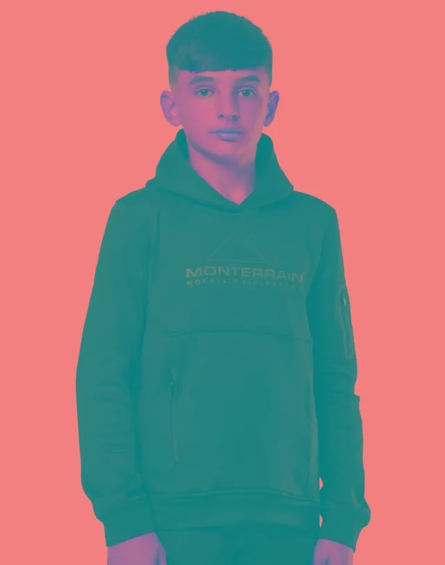 Monterrain Older Kids Swift Hoodie in Black