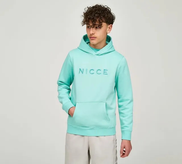 Nicce Junior Mercury Overhead Hoodie - Green - Size S/B - Green