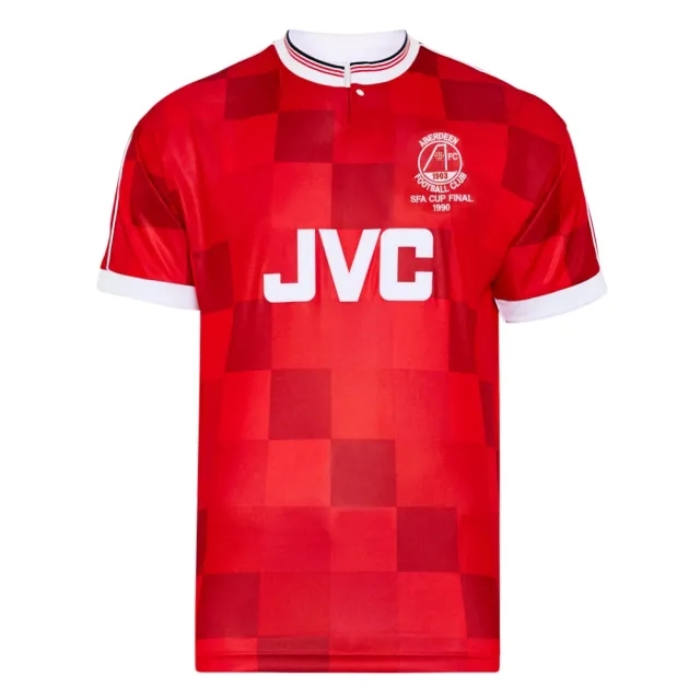 Score Draw Aberdeen 1990 Scottish Cup Final Retro Shirt