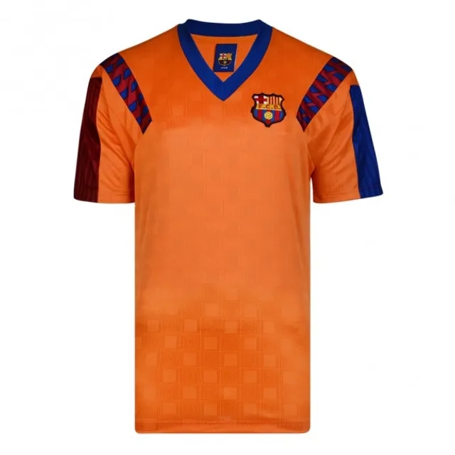 Score Draw Barcelona Mens SS Home European Cup Final Shirt 1992/93