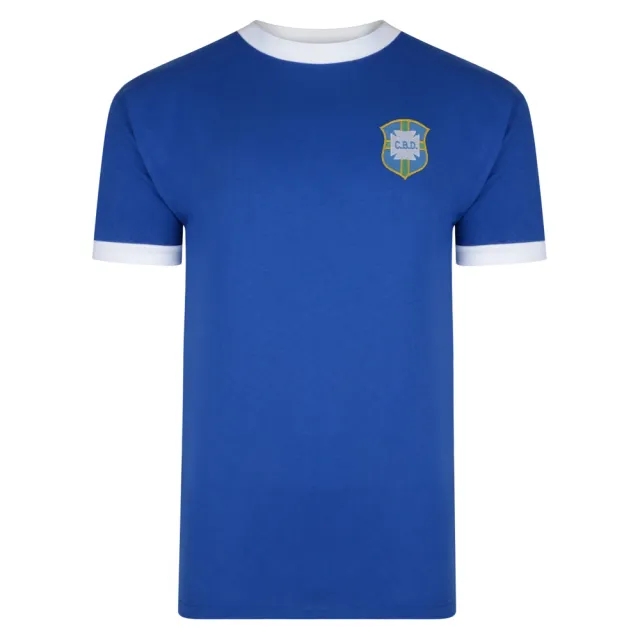 Score Draw Brasil 1970 World Cup Finals Away shirt