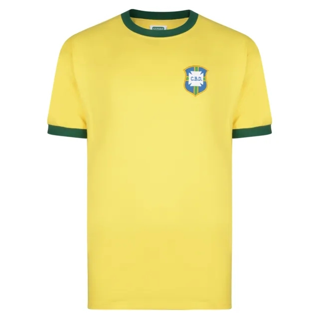 Score Draw Brasil 1970 World Cup Final shirt