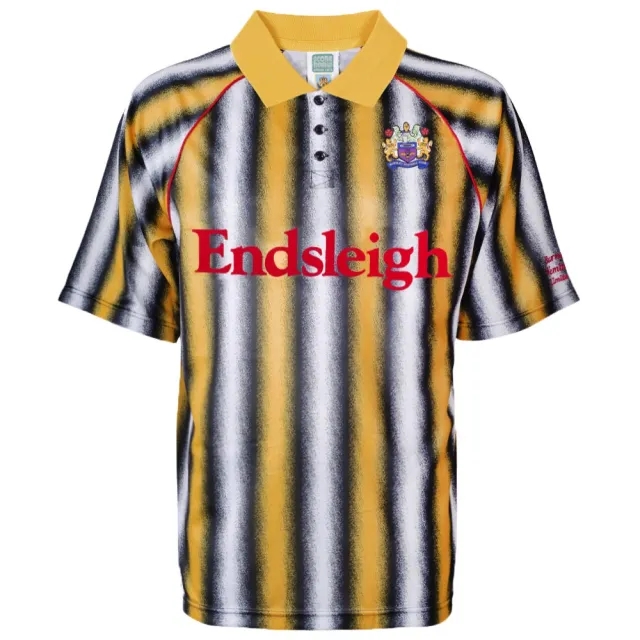 Score Draw Burnley 1994 Wembley Away Retro Football Shirt