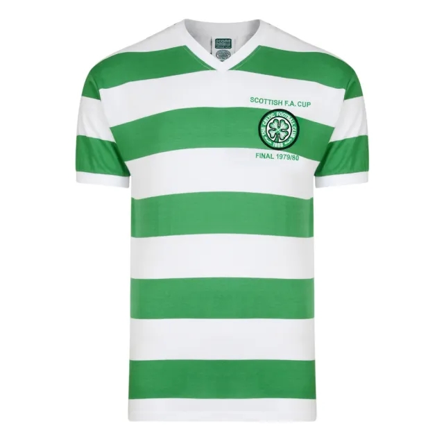 Score Draw Celtic 1980 Scottish Final Retro Football Shirt