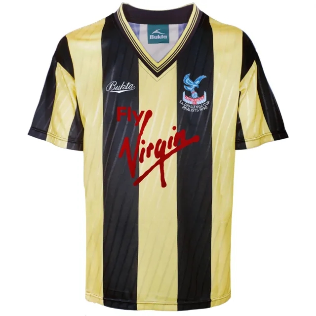 Score Draw Crystal Palace Mens SS Third FA Cup Final Shirt 1990/91