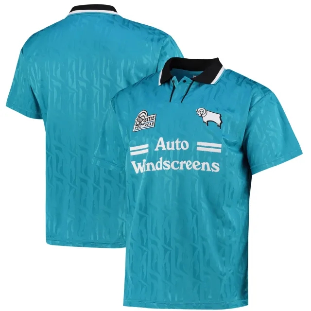 Score Draw Derby County Mens SS Away Shirt 1994/95