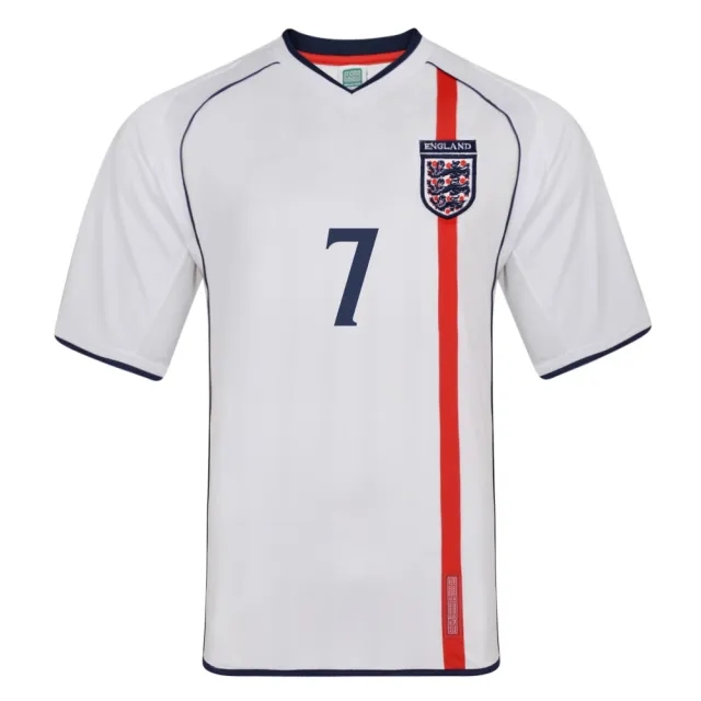 Score Draw England 2002 No 7 Retro Football shirt