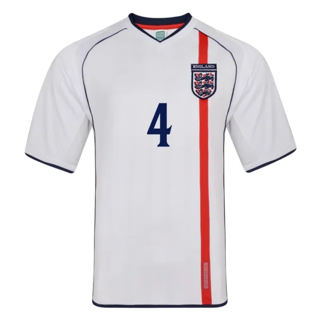 Score Draw England 2002 No 4 Retro Football shirt