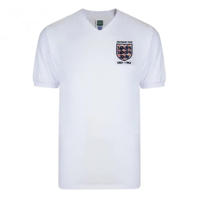 Score Draw England 1963 Centenary Retro Football Shirt