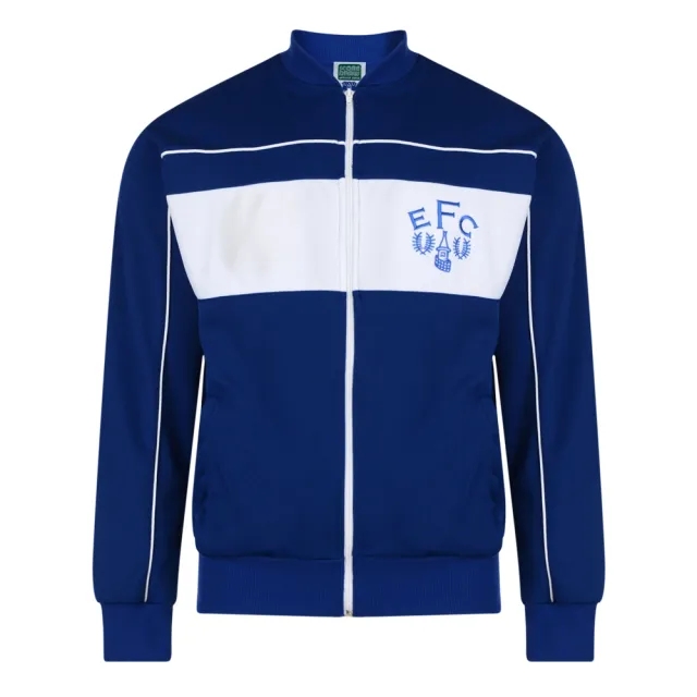 Score Draw Everton 1982 Retro Football Track Jacket