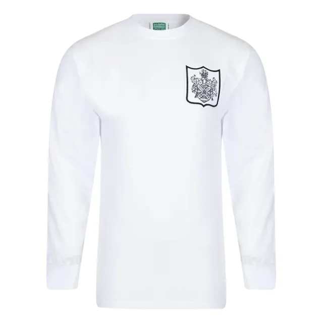 Score Draw Fulham 1966 No10 Long Sleeve Retro Football Shirt