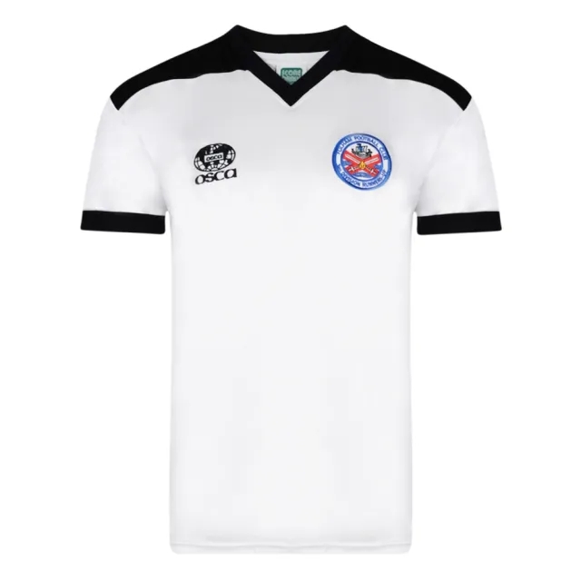 Score Draw Fulham 1982 Retro Football Home Shirt