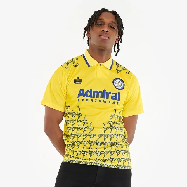 Score Draw Retro Leeds United 1993 Admiral Third Shirt
