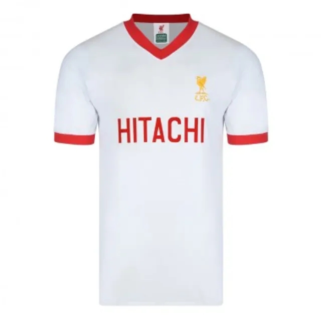 Score Draw Liverpool 1978 Away Hitachi Retro Football Shirt
